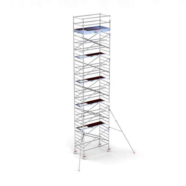 Andamio Aluminio Torre PRO 135X250, Altura de Trabajo 12.2 m