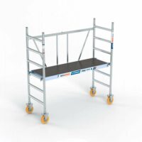 Andamio Plegable Aluminio Todoterreno, Altura de Trabajo 3 m
