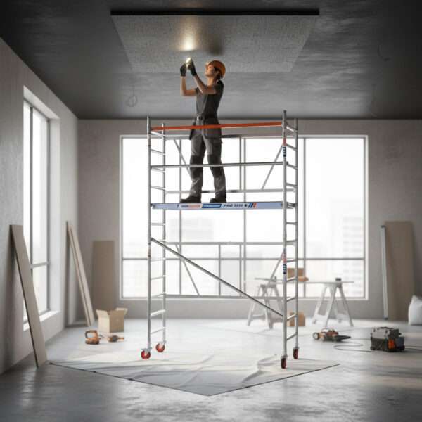 Andamio 40258 siendo usado