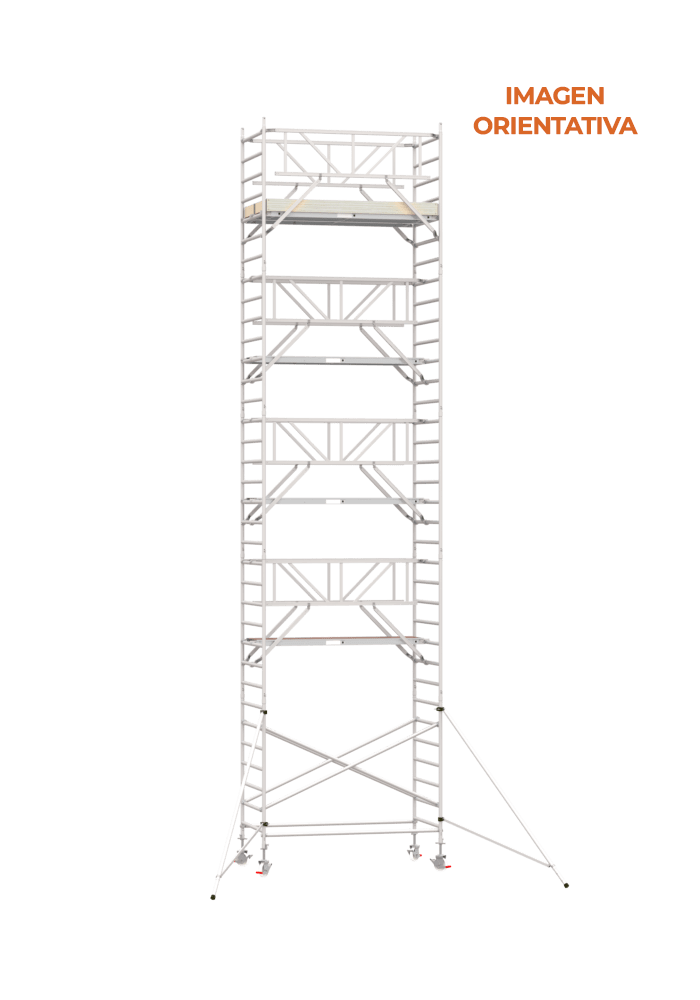 ECO-135-Altura-de-Trabajo-11.2-m Andamio Aluminio Scafline (by Altrex) Torre ECO PRO 135×190, Altura de Trabajo 11.2 m. - Imagen 1