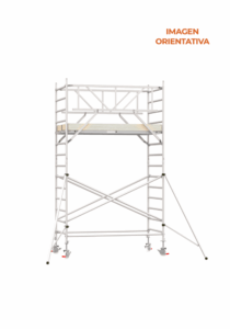 Andamio Aluminio Scafline (by Altrex) Torre ECO PRO 135×250, Altura de Trabajo 5.2 m.