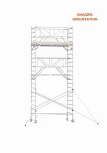 Andamio Aluminio Scafline (by Altrex) Torre ECO PRO 135×250, Altura de Trabajo 7.2 m.