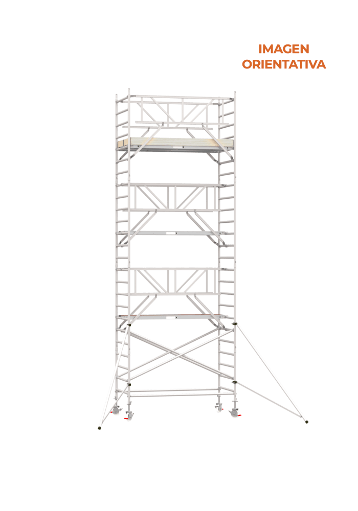 ECO-135-Altura-de-Trabajo-8.2-m Andamio Aluminio Scafline (by Altrex) Torre ECO PRO 135×190, Altura de Trabajo 8.2 m. - Imagen 1