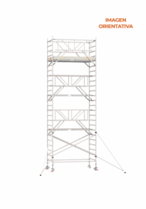 Andamio Aluminio Scafline (by Altrex) Torre ECO PRO 135×250, Altura de Trabajo 8.2 m.