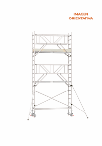 Andamio Aluminio Scafline (by Altrex) Torre ECO PRO 90×190, Altura de Trabajo 6.2 m.