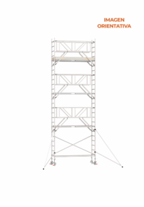 Andamio Aluminio Scafline (by Altrex) Torre ECO PRO 90×190, Altura de Trabajo 8.2 m.