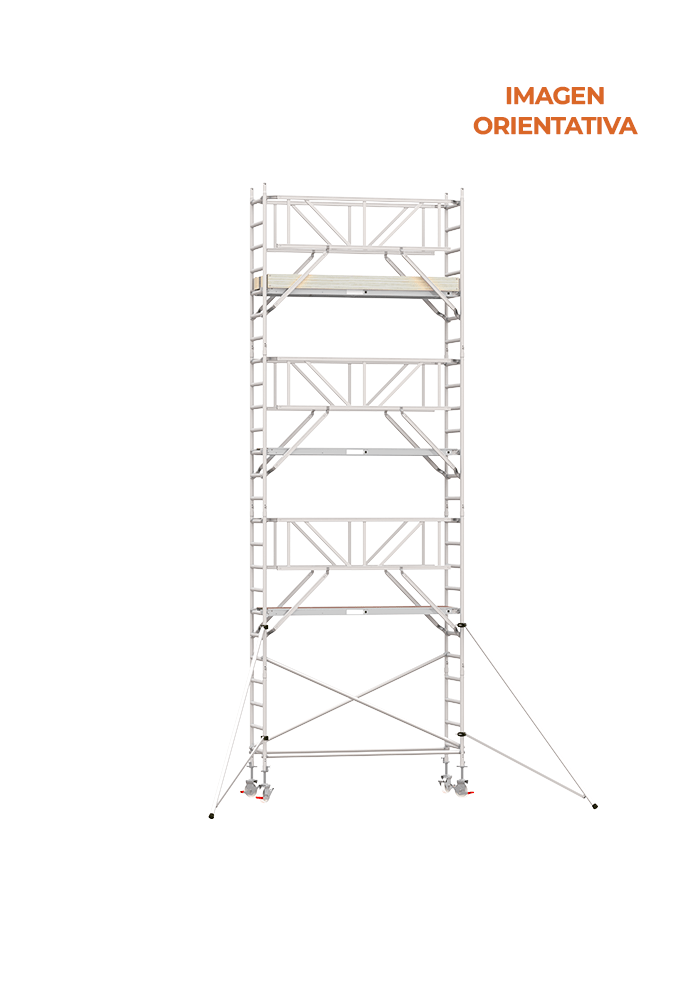 ECO-90-Altura-de-Trabajo-8.2-m Andamio Aluminio Scafline (by Altrex) Torre ECO PRO 90×250, Altura de Trabajo 8.2 m. - Imagen 1