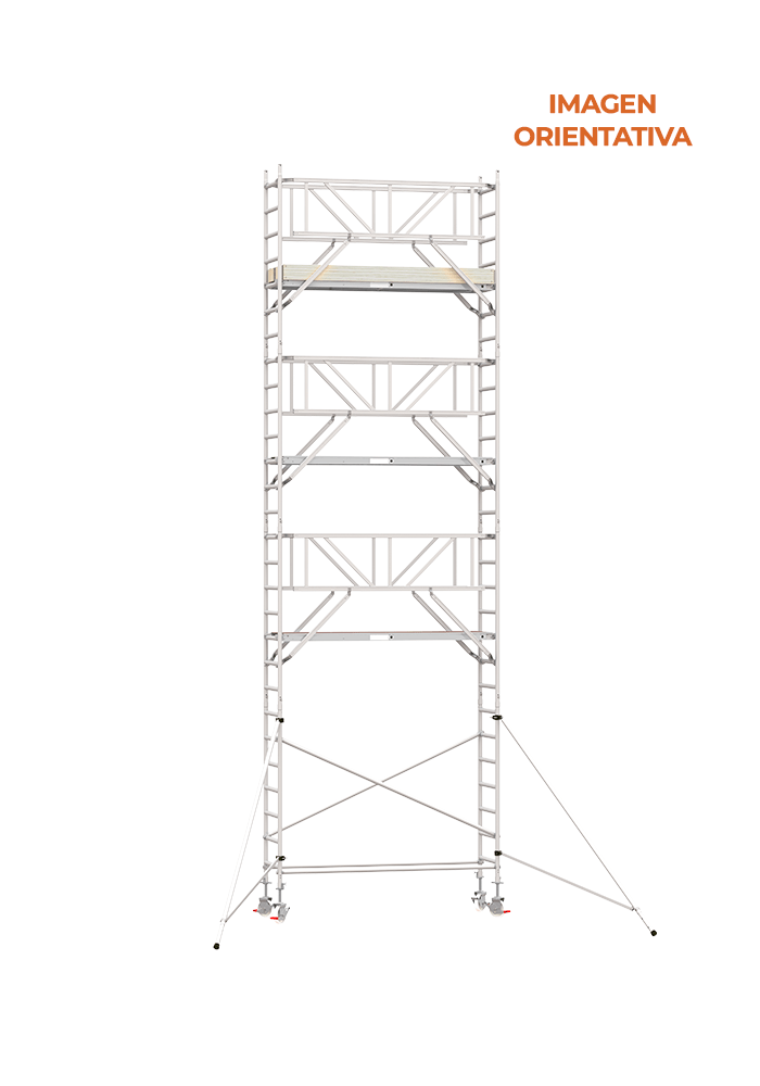 ECO-90-Altura-de-Trabajo-9.2-m Andamio Aluminio Scafline (by Altrex) Torre ECO PRO 90×250, Altura de Trabajo 9.2 m. - Imagen 1