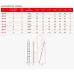 Escalera de apoyo con peldaños anchos EN1110 n° peldaños 10 - Imagen 5