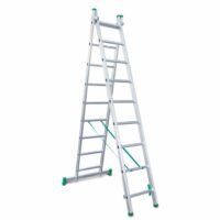 Escalera de bricolaje de 2 tramos ES-DOBLE9 n° peldaños 9 - Imagen 2