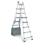 Escalera telescópica multiusos de uso bricolaje ES-TELE5x4 - Imagen 6