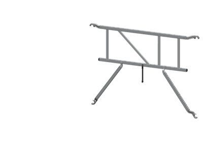 Andamio Plegable ECO BASE Scafline Altura de Trabajo 6.80 m. Con Ruedas Regulables - Imagen 6