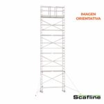 Andamio Aluminio Scafline (by Altrex) Torre PRO 90×250, Altura de Trabajo 10.2 m.