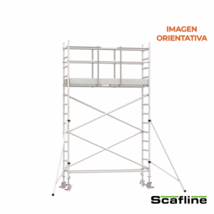 Andamio Aluminio Scafline (by Altrex) Torre ECO PRO 75×190, Altura de Trabajo 5.2 m.