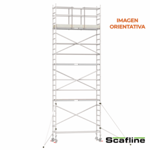 Andamio Aluminio Scafline (by Altrex) Torre PRO 75×250, Altura de Trabajo 7.2 m.