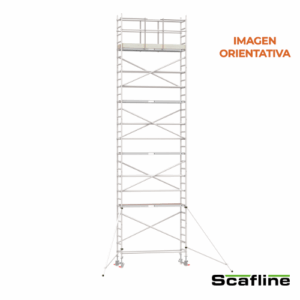 Andamio Aluminio Scafline (by Altrex) Torre PRO 75×250, Altura de Trabajo 8.2 m.