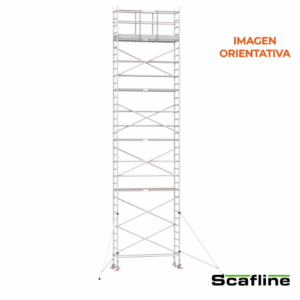 Andamio Aluminio Scafline (by Altrex) Torre PRO 75×250, Altura de Trabajo 9.2 m.