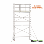 Andamio Aluminio Scafline (by Altrex) Torre PRO 90×250, Altura de Trabajo 6.2 m.