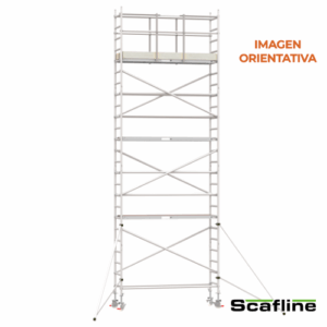 Andamio Aluminio Scafline (by Altrex) Torre PRO 75×190, Altura de Trabajo 7.2 m.