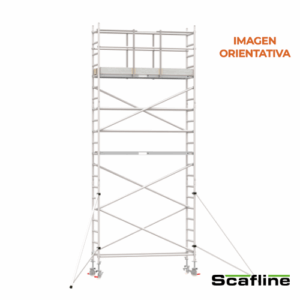 Andamio Aluminio Scafline (by Altrex) Torre PRO 90×250, Altura de Trabajo 7.2 m.