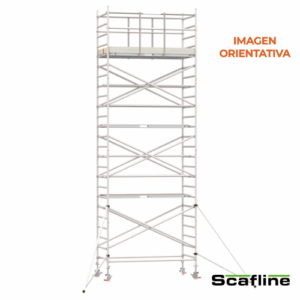 Andamio Aluminio Scafline (by Altrex) Torre PRO 135×190, Altura de Trabajo 8.2 m.