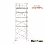 Andamio Aluminio Scafline (by Altrex) Torre PRO 135×190, Altura de Trabajo 9.2 m.