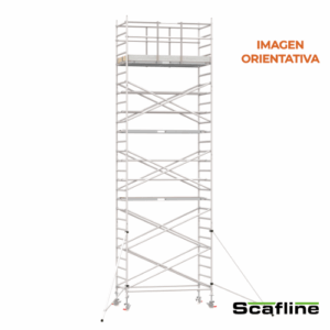 Andamio Aluminio Scafline (by Altrex) Torre PRO 135×250, Altura de Trabajo 9.2 m