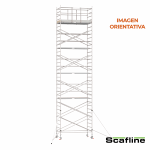 Andamio Aluminio Scafline (by Altrex) Torre PRO 135×250, Altura de Trabajo 11.2 m