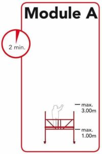 Andamio Aluminio Altrex RS TOWER 34, 75×165, Altura de Trabajo 3.0 m. Módulo 1 - Imagen 3