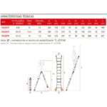 Escalera telescópica de aluminio multiusos súper profesional TELEST6 - Imagen 4
