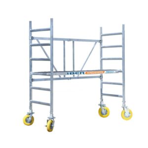 Andamio Plegable Aluminio Todoterreno, Altura de Trabajo 3 m - Imagen 4