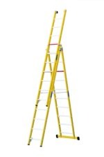 ESCALERA DE FIBRA TRANSFORMABLE 3 TRAMOS