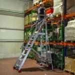 Escalera aluminio de almacén uso intensivo SMTS450 Faraone n° peldaños 15 - Imagen 10