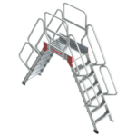 Escalera puente con plataforma Inclinación 60º SP60-14 Faraone n° peldaños 14