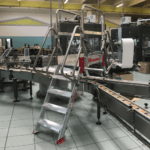 Escalera puente con plataforma Inclinación 60º SP60-14 Faraone n° peldaños 14 - Imagen 2