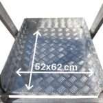 Escalera aluminio de almacén uso intensivo SMTS450 Faraone n° peldaños 15 - Imagen 8