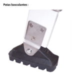 Escalera extensible de 2 tramos de fibra de vidrio 2TFVE-450 Faraone n° peldaños 2x16 - Imagen 8