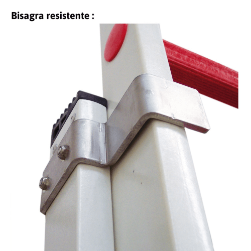 Escalera extensible de 2 tramos de fibra de vidrio 2TFVE-450 Faraone n° peldaños 2x16 - Imagen 6