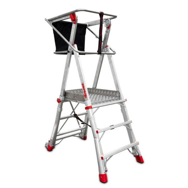 Escalera plegable con altura regulabe. 3 peldaños PLS3 Faraone