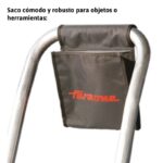 Escalera de almacén fabricada en aluminio - 4 peldaños. Uso intensivo DOMUS4 FARAONE - Imagen 4