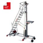 Escalera con plataforma y plano de carga eléctrico 10 peldaños - PICK Faraone - Imagen 5