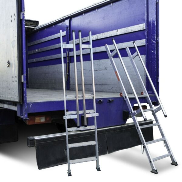 Escalera profesional de aluminio de acceso a camiones IMAN-CA 3 peldaños