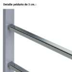 Escalera vertical de seguridad SVS0-124 sin jaula de protección Faraone - Imagen 5