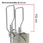 Escalera vertical de seguridad SVS0-152 sin jaula de protección Faraone - Imagen 5