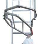 Escalera vertical de seguridad con jaula y descansillo SVS1-1496 Faraone - Imagen 2