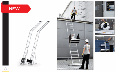 Elevador eléctrico de escalera para materiales de construcción. Carga máxima 125 Kg - Imagen 3