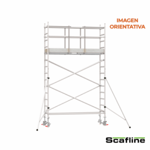 Andamio Aluminio Scafline (by Altrex) Torre PRO 75×250, Altura de Trabajo 5.2 m.