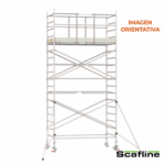 Andamio Aluminio Scafline (by Altrex) Torre PRO 135×190, Altura de Trabajo 6.2 m.