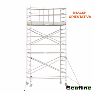 Andamio Aluminio Scafline (by Altrex) Torre PRO 135×250, Altura de Trabajo 6.2 m.