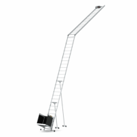 Elevador eléctrico de escalera para materiales de construcción. Carga máxima 125 Kg